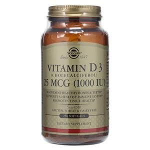 Vitamin D Supplement Softgels 1000IU 250/bt