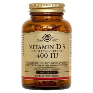 Vitamin D Supplement Softgels 400IU 100/Bt