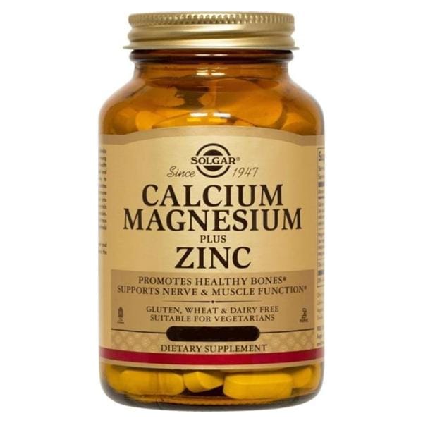 Calcium Magnesium/Zinc Supplement Tablets Vegetarian/Kosher 250/bt