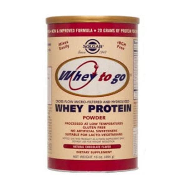 Whey To Go Protein Powder Chocolate 16oz Can Ea