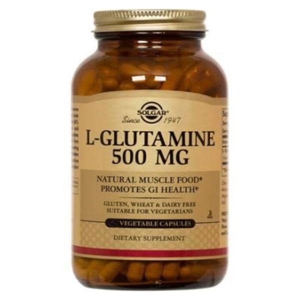 L-Glutamine Adult Supplement Vegicaps Vegetarian/Kosher 500mg 100/Bt