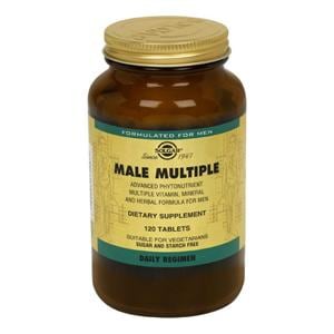 Male Multiple Supplement Tablets Vegetarian 120/Bt