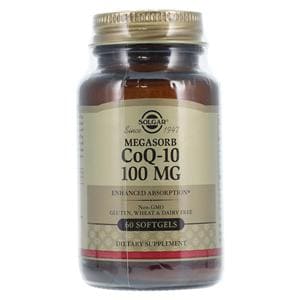 Coenzyme Q-10 Supplement Softgels Vegetarian/Kosher 100mg 60/Bt