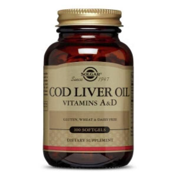 Cod Liver Oil Supplement Softgels 100/Bt