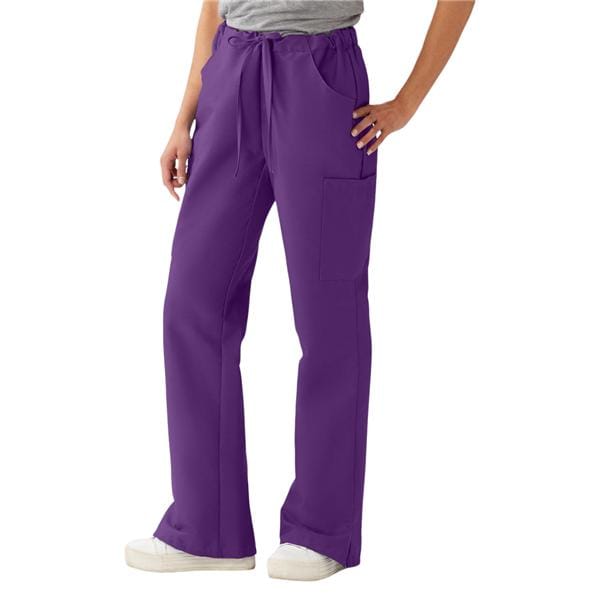 Scrub Pant 4 Pockets 2X Large Purple Unisex Ea