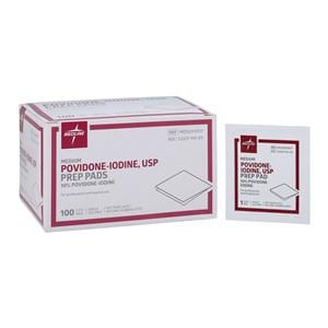 Prep Pad PVP Iodine Medium, 10 BX/CA