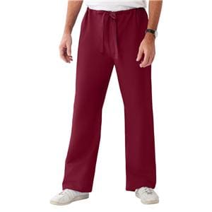 Scrub Pant 1 Pocket Large Wine Unisex Ea