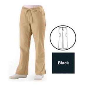 Scrub Pant 4 Pockets 3X Large Black Unisex Ea