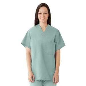 Scrub Shirt 1 Pocket Set-In Sleeves 3X Large Seaspray Unisex Ea