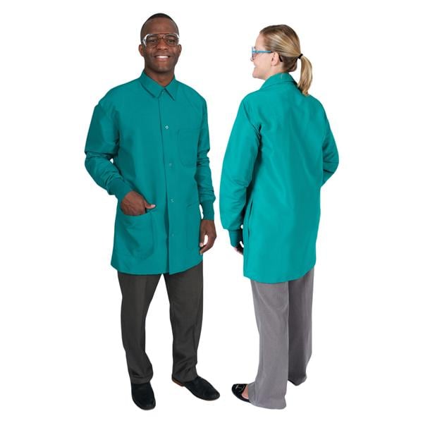 DenLine Protection Plus Mid-Length Jacket 34" Unsx DL171 XS Grn Fld Rsist Ea