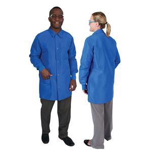 DenLine Protection Plus Mid-Length Jacket Lng Tprd Slvs 34 in Medium Ryl Ea