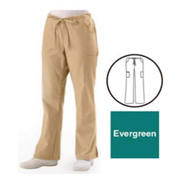 Scrub Pant 5 Pockets Small Evergreen Unisex Ea