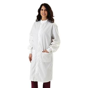 ASEP Barrier Lab Coat 2 Pockets Long Sleeves 2X Large White Unisex Ea