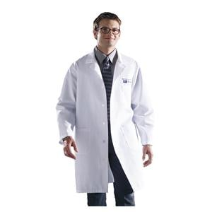 Lab Coat 3 Pockets Long Sleeves 41 in Small Light Blue Unisex Ea