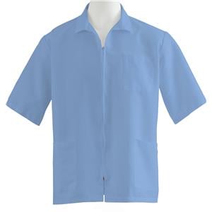 Smock 3 Pockets Short Sleeves Small Light Blue Unisex Ea