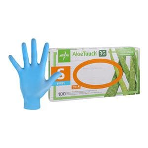 AloeTouch 3G Vinyl Exam Gloves Small Green Non-Sterile