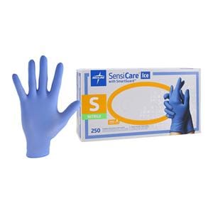 SensiCare Ice Nitrile Exam Gloves Small Violet Blue Non-Sterile