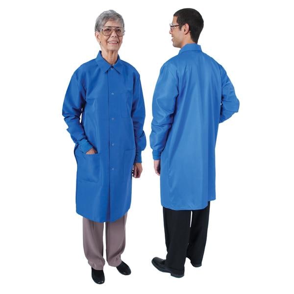 DenLine Protection Plus Long Coat 3 Pkts Long Tapered Sleeves 41 in Small Ryl Ea