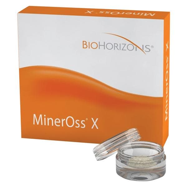 MinerOss X Cortical Graft and Membrane Placement Xenograft bone 2.0g/3.2cc Ea