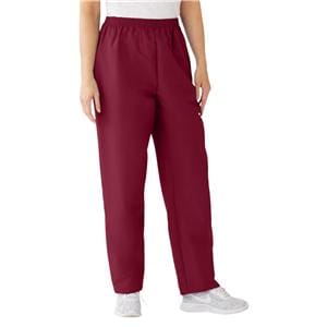 Scrub Pant 2 Pockets Large Wine Womens Ea