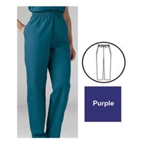 Scrub Pant 2 Pockets 3X Large Purple Womens Ea