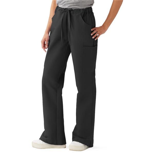 Scrub Pant 4 Pockets Small Black Unisex Ea