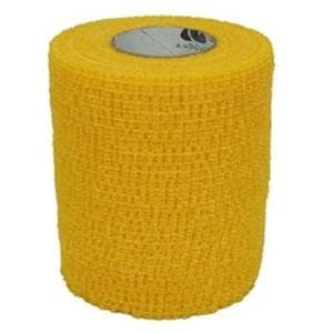 CoFlex Compression Bandage Elastic 4"x5yd Yellow Non-Sterile 18/Bx