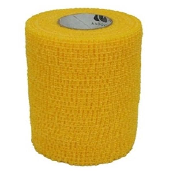 CoFlex Compression Bandage Elastic 4"x5yd Yellow Non-Sterile 18/Bx