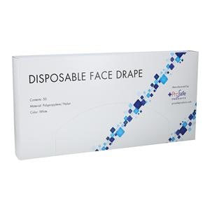 Drape Face White 50/Pk