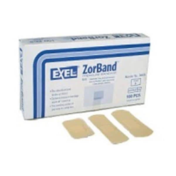 ZorBand Pressure Bandage Cellulose 1-1/4x2-3/4" Tan Sterile 100/Bx