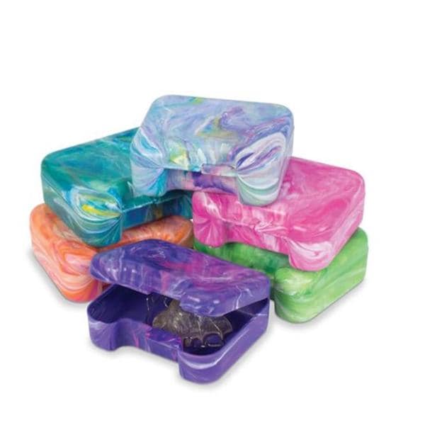 Retainer Cases Assorted Pastel 24/Pk