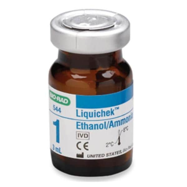 Liquichek Ammonia/Ethanol Level 1 Control 6x3mL For Analyzer 6x3ml/Bx