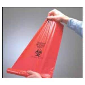 Biohazard Bag 30gal Red/Black Non-Sterile 20/Rl