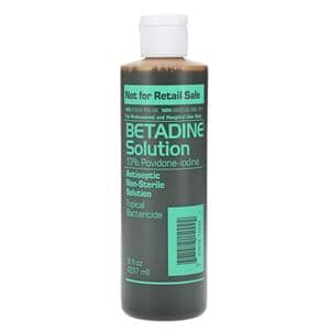 Betadine Prep Solution 8 oz Flip Top Bottle 8oz/Bt, 24 BT/CA