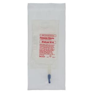 Potassium Chloride Injection 20mEq Highly Concentrated Bag 50mL 24/Package