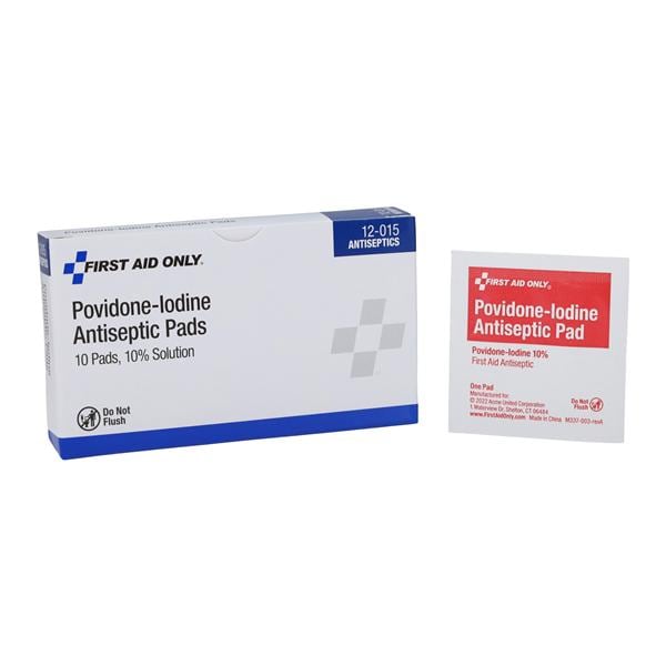 Antiseptic Wipe PVP Iodine 10% 1's 4-1/4x6-1/4