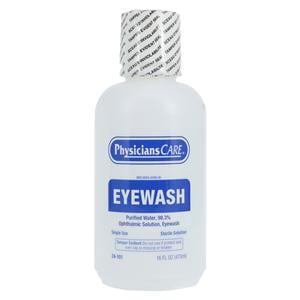 Saline Eye Wash Solution Bottle 16oz/Ea