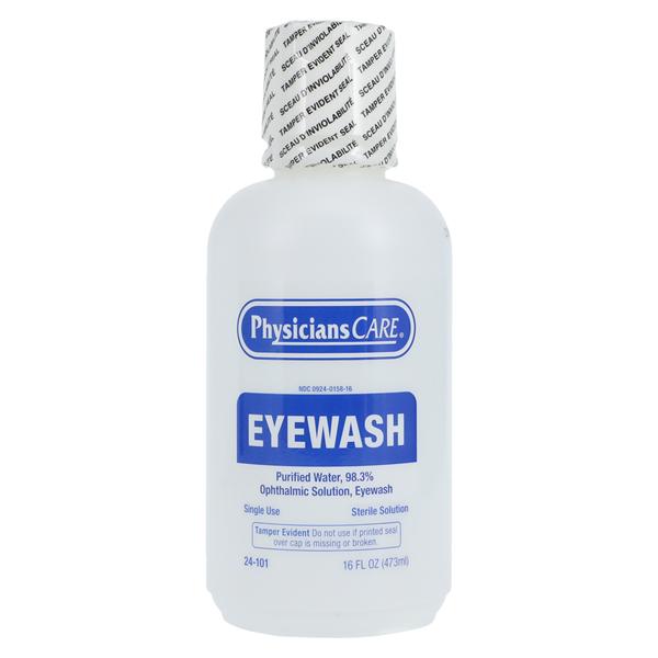 Saline Eye Wash Solution Bottle 16oz/Ea