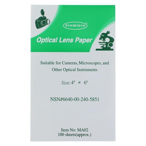 Lens Paper 4x6" Microscope/Glass 100/Pk