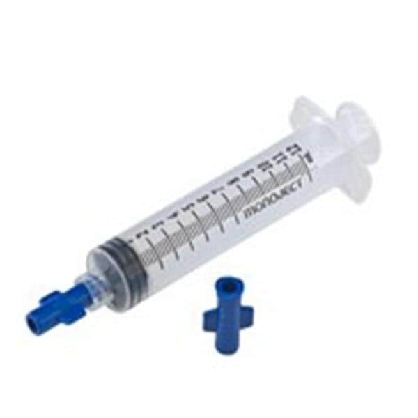 Monoject Syringe Tip Cap Blue 250/Ca