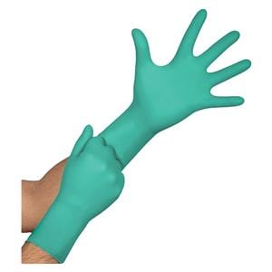 MICROFELX Digitsafety HaloKote Exam Gloves Medium Extended Green Non-Sterile