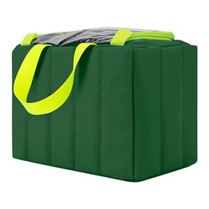 G3 First Aid Kit Bag 6x9.5x5.5" Green Zipper Closure