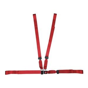 Restraint Strap Chest Nylon 4 Point Harness Push Button Buckle Ea