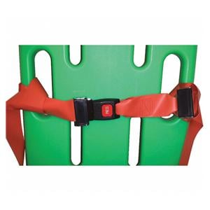 Restraint Strap Chest Nylon 4 Point Harness Mtl Psh Btn Buckle, LpLk End Ea