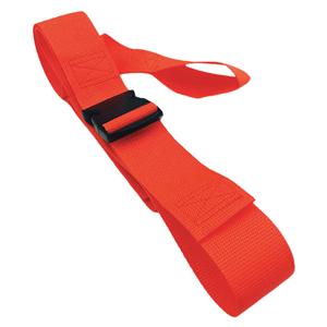 Restraint Strap Polypropylene 2 Piece Plastic Buckle, Loop Lock Ends Ea