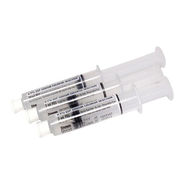 Sodium Chloride 0.9% IV Flush Solution - Prefilled Syringe 100/Bx