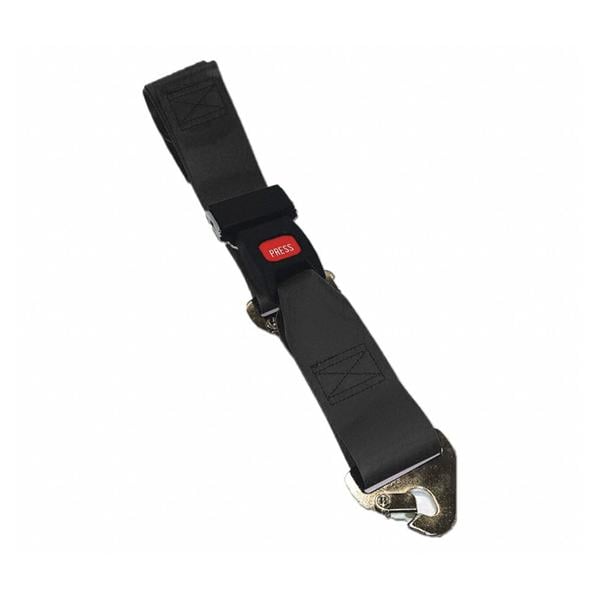 Restraint Strap Vinyl Metal Buckle, Fixed Speed Clip Ea