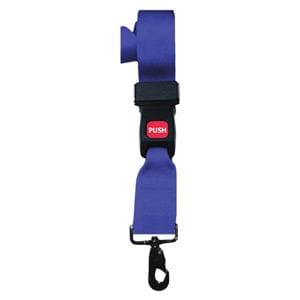 Restraint Strap Nylon Metal Push Button Buckle, Swivel Speed Clip Ends Ea