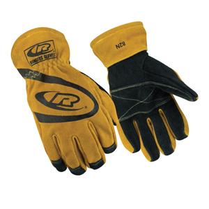 Ringers Leather / Kevlar Flame Resistance Structural Gloves Large Yellow / Black