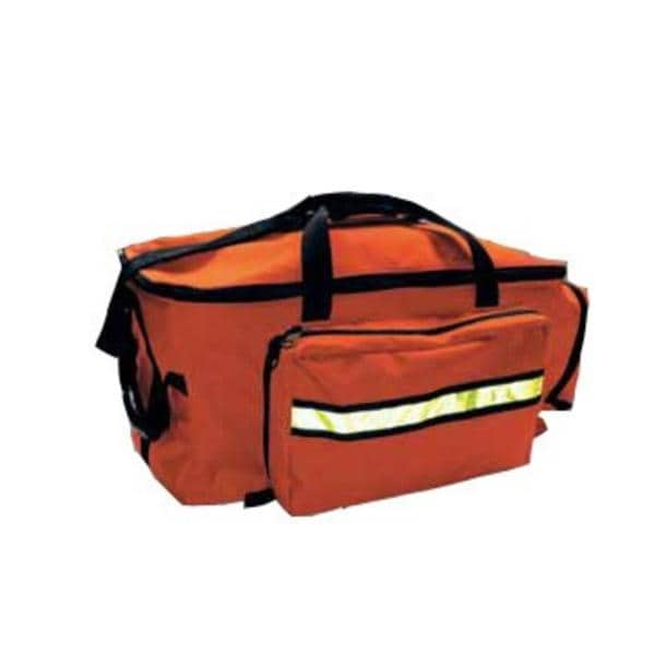 Bag Multi-Trauma Response 24x10x10" Orange Zipper Closure 2 Tp Hndls/Cry Strp Ea